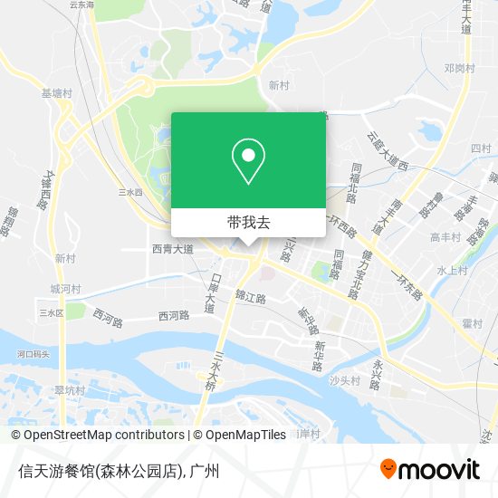 信天游餐馆(森林公园店)地图