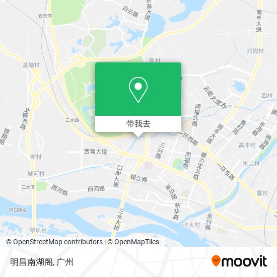 明昌南湖阁地图