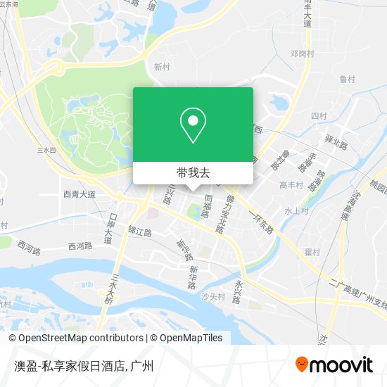 澳盈-私享家假日酒店地图