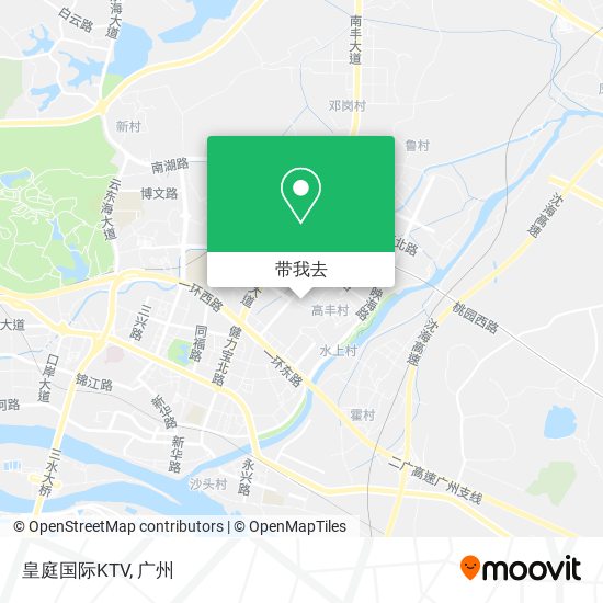 皇庭国际KTV地图