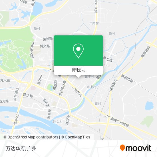 万达华府地图
