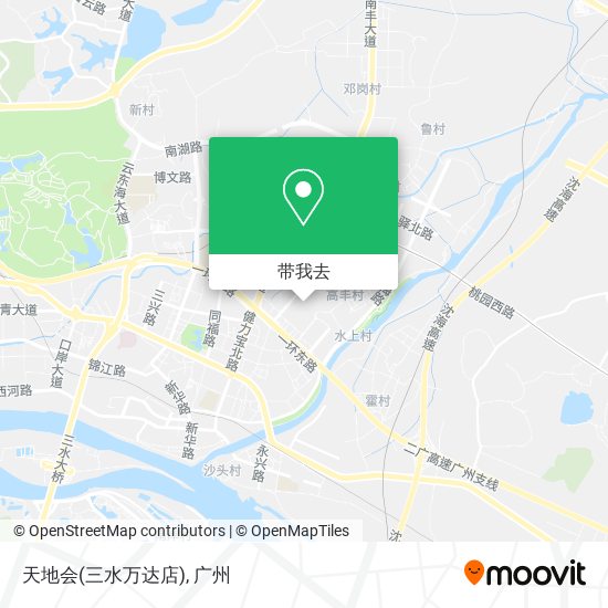 天地会(三水万达店)地图