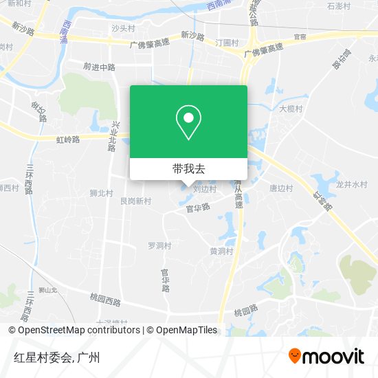 红星村委会地图