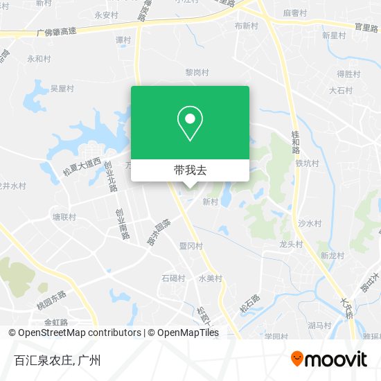 百汇泉农庄地图