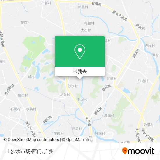 上沙水市场-西门地图