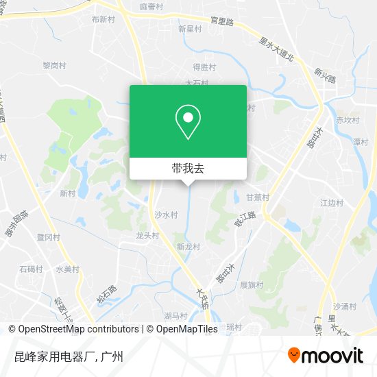 昆峰家用电器厂地图