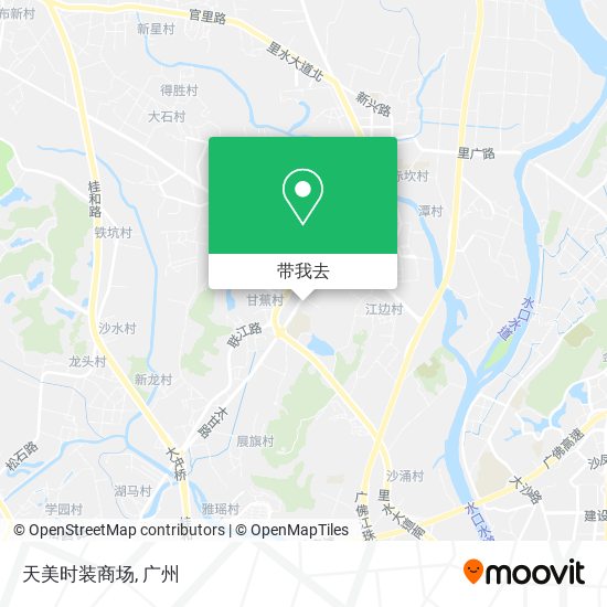 天美时装商场地图
