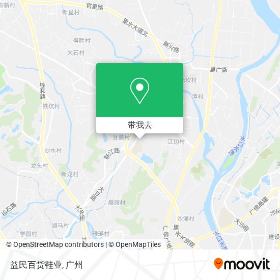 益民百货鞋业地图