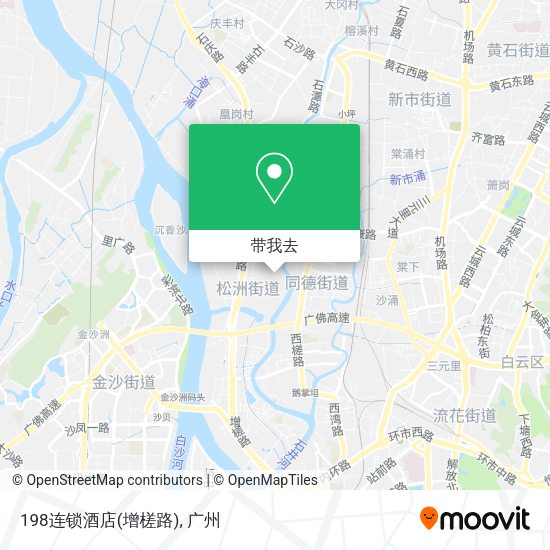 198连锁酒店(增槎路)地图