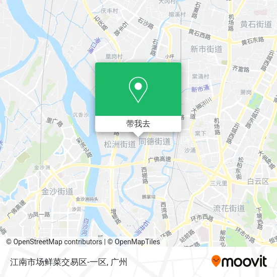 江南市场鲜菜交易区-一区地图