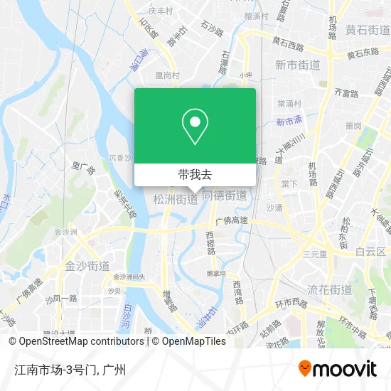 江南市场-3号门地图
