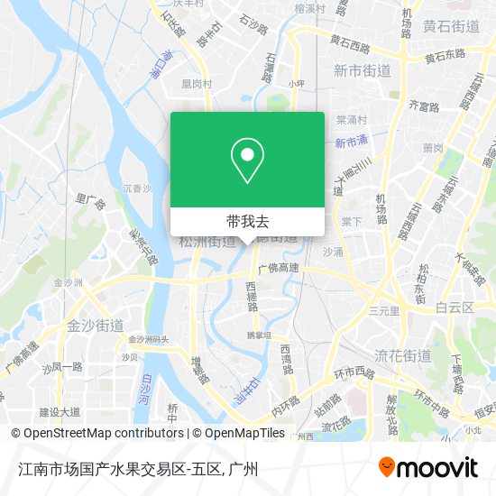 江南市场国产水果交易区-五区地图