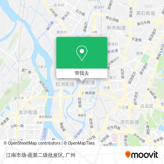 江南市场-蔬菜二级批发区地图
