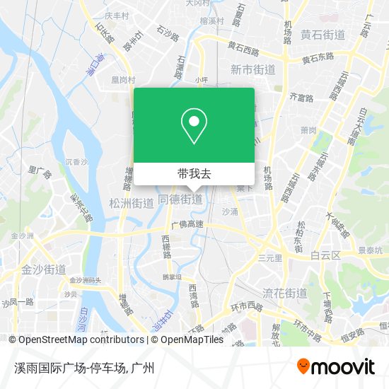 溪雨国际广场-停车场地图