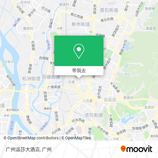 广州温莎大酒店地图
