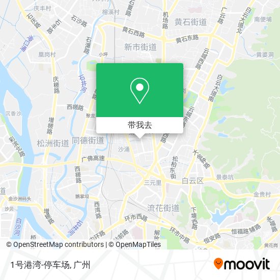 1号港湾-停车场地图
