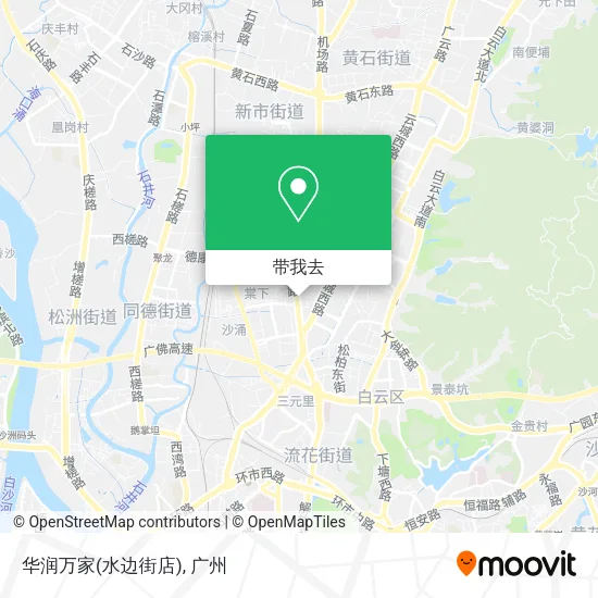 华润万家(水边街店)地图