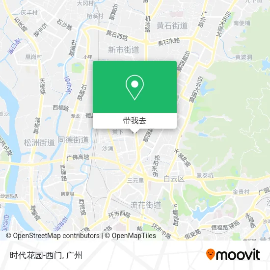 时代花园-西门地图