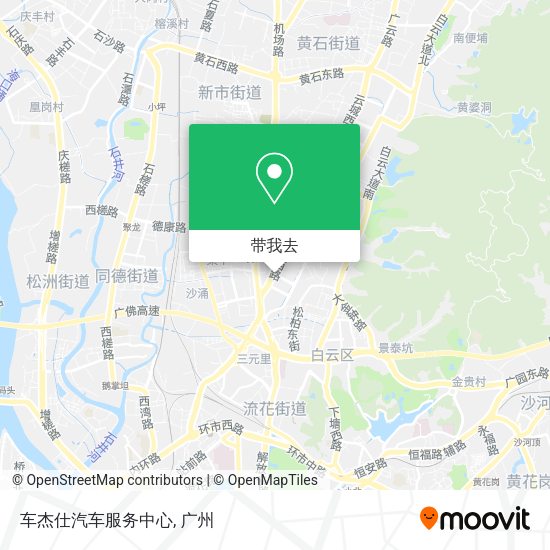 车杰仕汽车服务中心地图