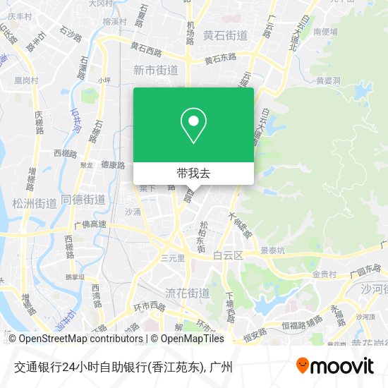 交通银行24小时自助银行(香江苑东)地图