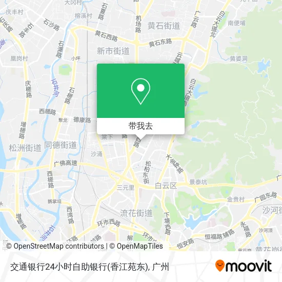 交通银行24小时自助银行(香江苑东)地图