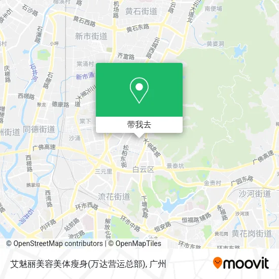 艾魅丽美容美体瘦身(万达营运总部)地图