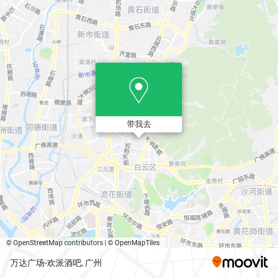 万达广场-欢派酒吧地图