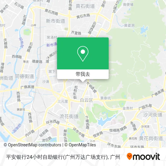 平安银行24小时自助银行(广州万达广场支行)地图