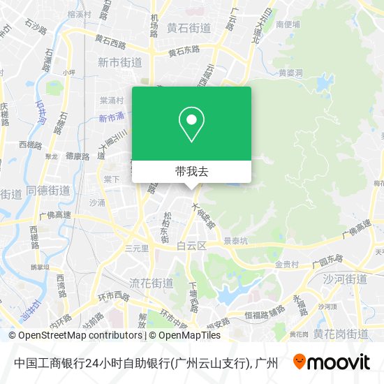 中国工商银行24小时自助银行(广州云山支行)地图