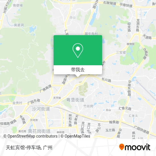 天虹宾馆-停车场地图