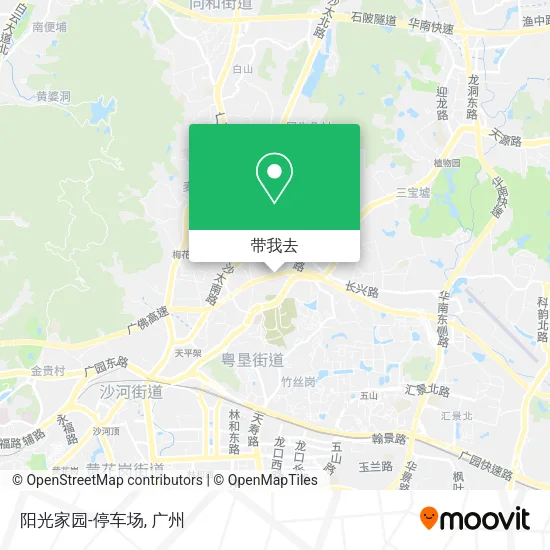 阳光家园-停车场地图