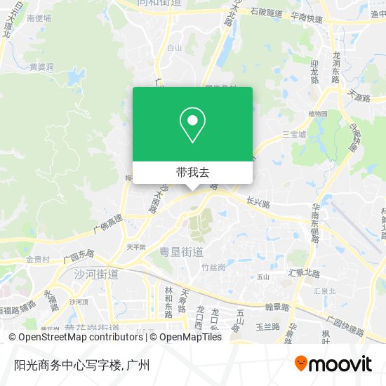 阳光商务中心写字楼地图