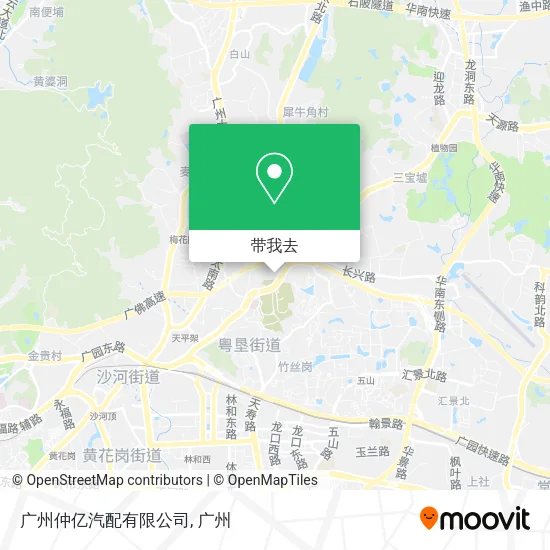 广州仲亿汽配有限公司地图
