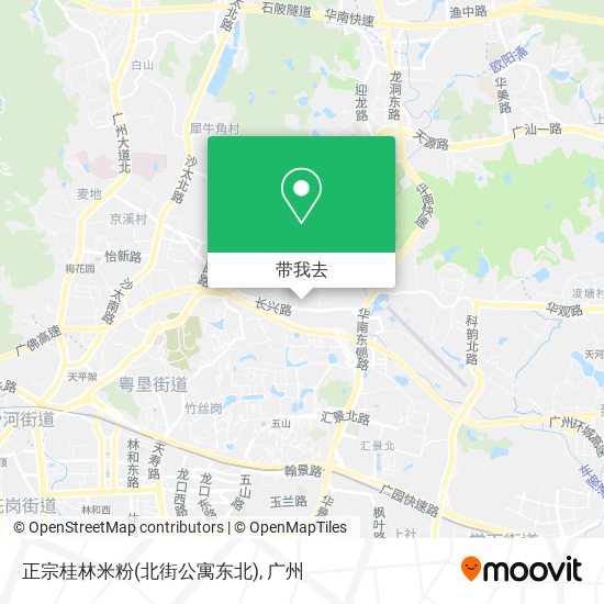 正宗桂林米粉(北街公寓东北)地图