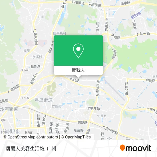 唐丽人美容生活馆地图