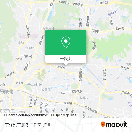 车仔汽车服务工作室地图
