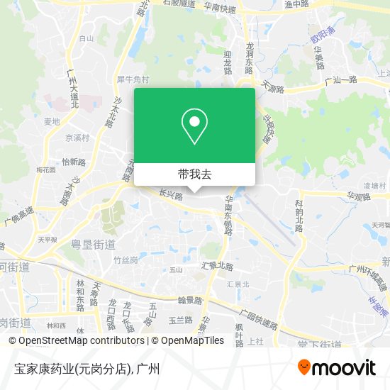 宝家康药业(元岗分店)地图