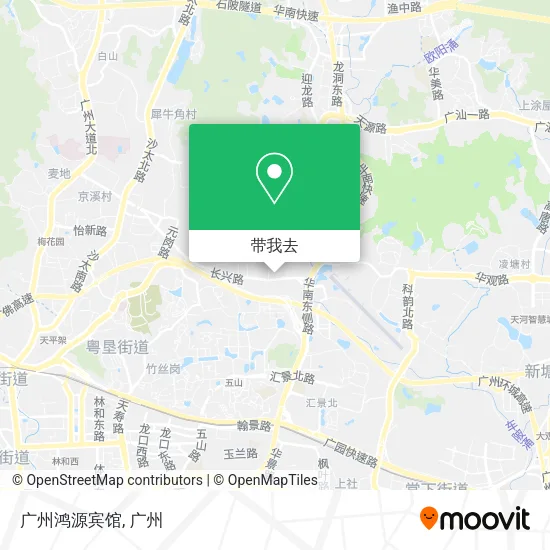 广州鸿源宾馆地图