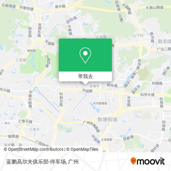 蓝鹏高尔夫俱乐部-停车场地图