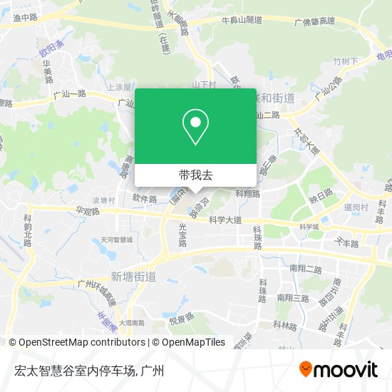 宏太智慧谷室内停车场地图