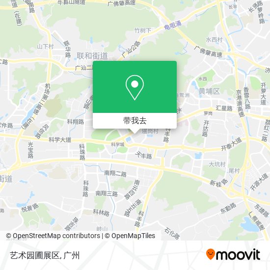 艺术园圃展区地图