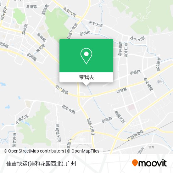 佳吉快运(崇和花园西北)地图