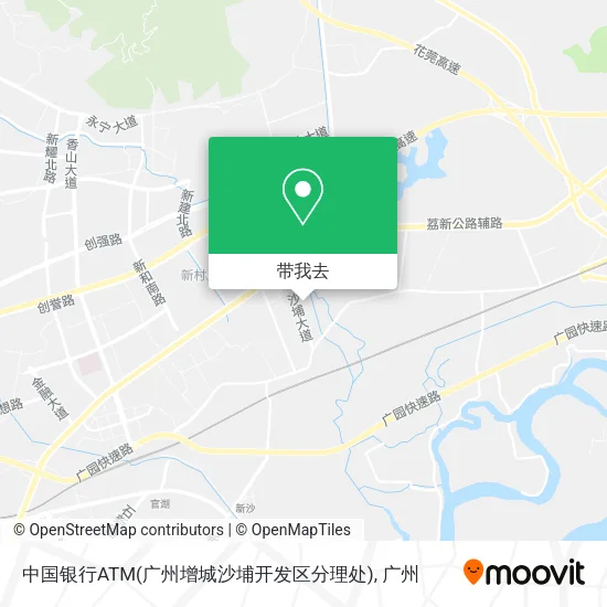 中国银行ATM(广州增城沙埔开发区分理处)地图