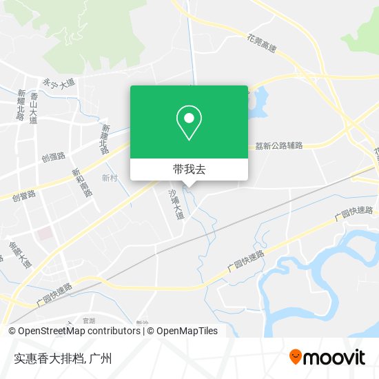 实惠香大排档地图