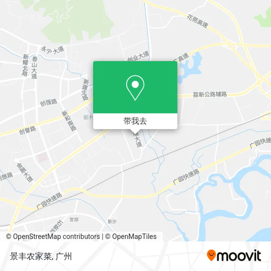 景丰农家菜地图