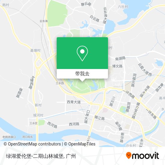 绿湖爱伦堡-二期山林城堡地图