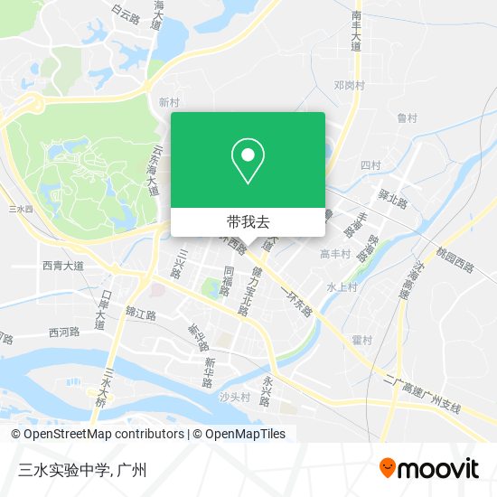 三水实验中学地图