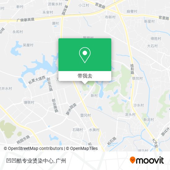 凹凹酷专业烫染中心地图