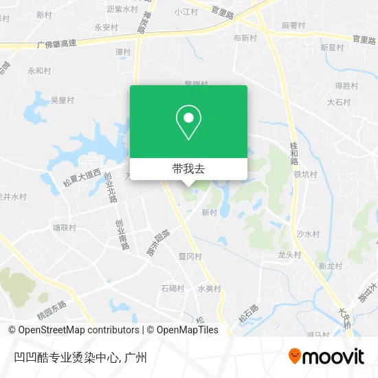 凹凹酷专业烫染中心地图