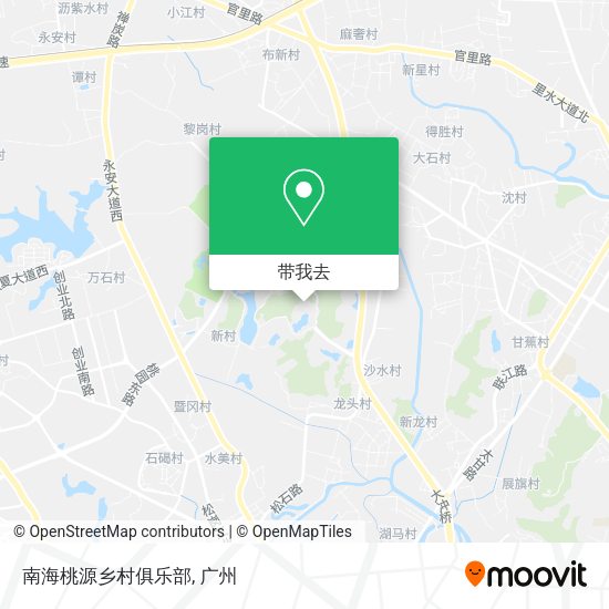 南海桃源乡村俱乐部地图
